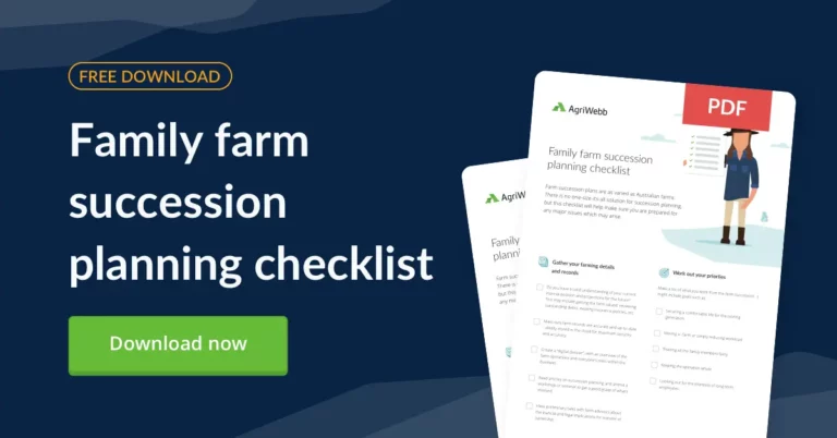 banner reading, 'family succession planning'