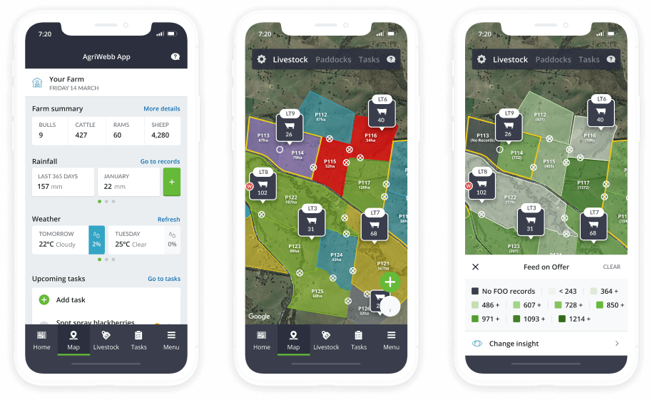 report from pasture mapping software